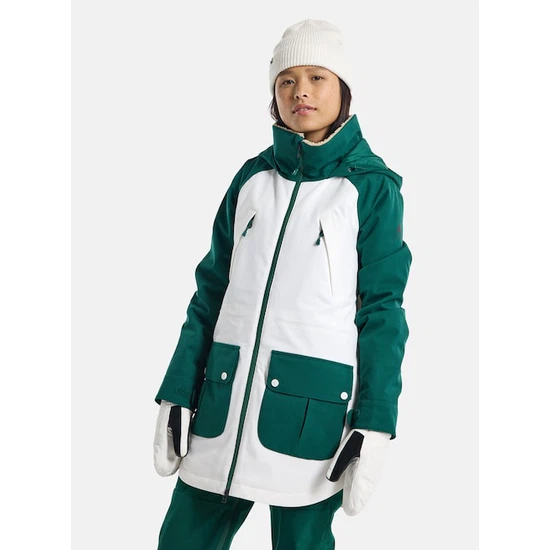 Damska Kurtka Snowboardowa Burton Prowess (Botanical Garden/Stout White) FW23_1 thumbnail