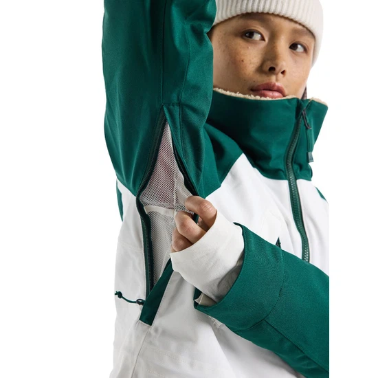Damska Kurtka Snowboardowa Burton Prowess (Botanical Garden/Stout White) FW23_4 thumbnail