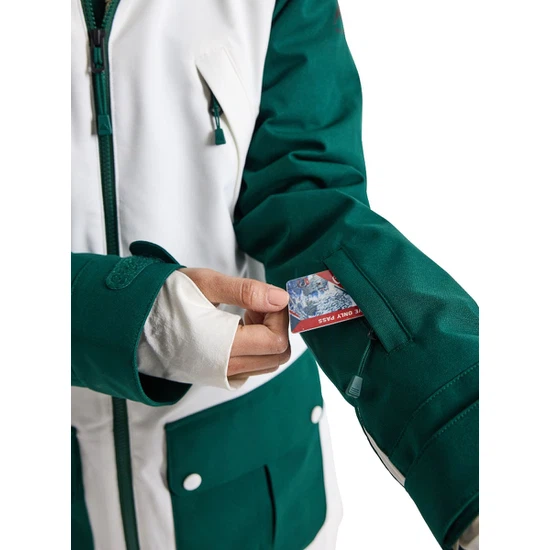 Damska Kurtka Snowboardowa Burton Prowess (Botanical Garden/Stout White) FW23_6