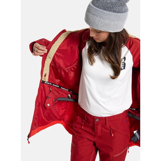 Damska Kurtka Snowboardowa Burton Prowess (Tomato/Sun Dried Tomato) FW23_7