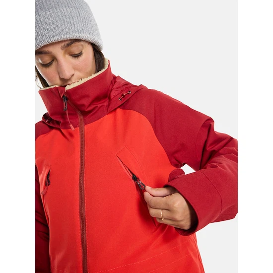 Damska Kurtka Snowboardowa Burton Prowess (Tomato/Sun Dried Tomato) FW23_3