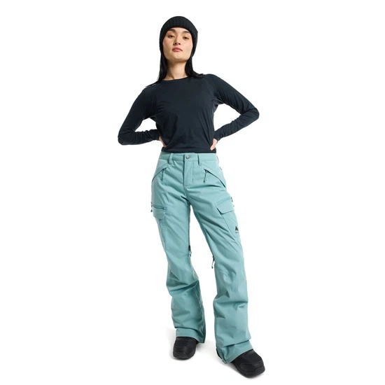 Damskie Spodnie Snowboardowe Burton Gloria Insulated (Rock Lichen) FW24_3 thumbnail