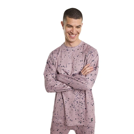 Bielizna Aktywna Burton Midweight Crew (Elderberry Spatter) FW23_1 thumbnail