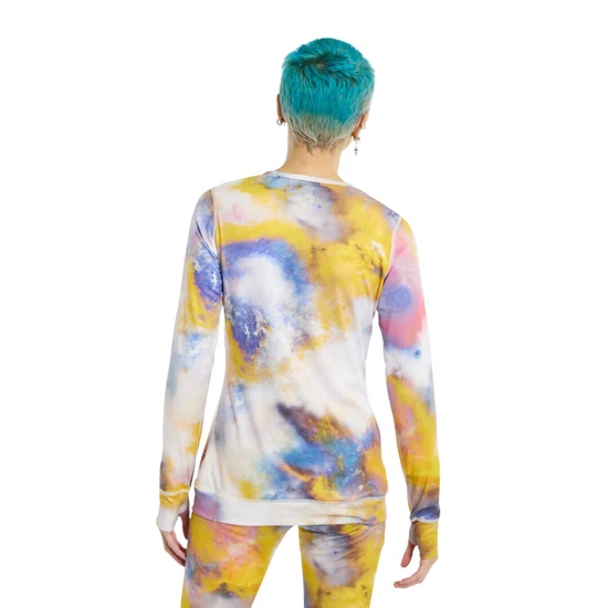 Damska Bielizna Aktywna Burton Midweight Crew (Stout White Voyager) FW24_2