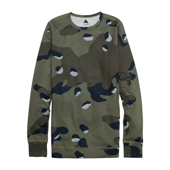 Damska Bielizna Aktywna Burton Midweight Crew (Forest Moss Cookie Camo) FW24_4
