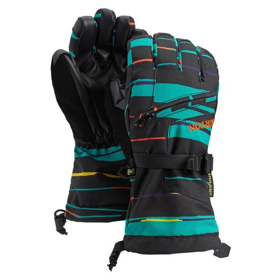 Dziecięce Rękawice Snowboardowe Burton Vent (True Black Scribble) FW21_1