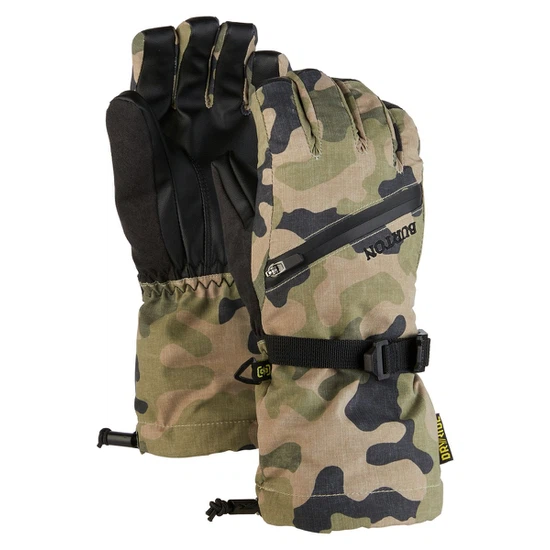 Dziecięce Rękawice Snowboardowe Burton Vent (Martini Olive Terra Camo) FW22_1