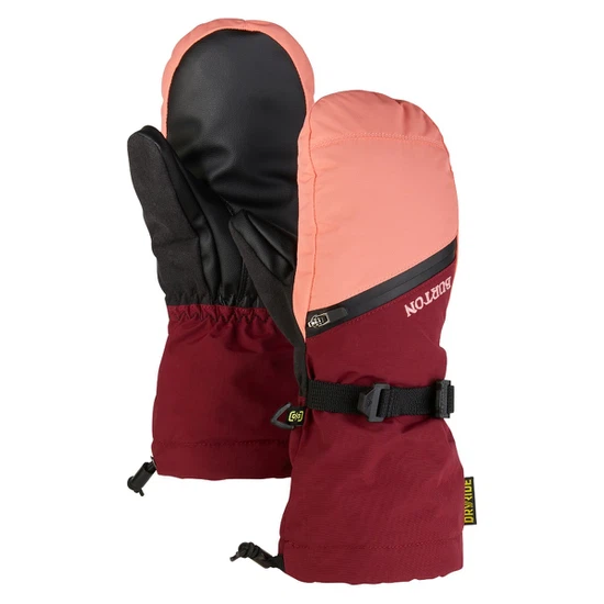 Dziecięce Rękawice Snowboardowe Burton Vent Mitt (Mulled Berry/Georgia Peach) FW22_1