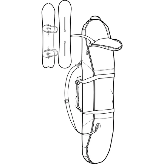 Pokrowiec Burton Space Sack (Safari) FW26_2
