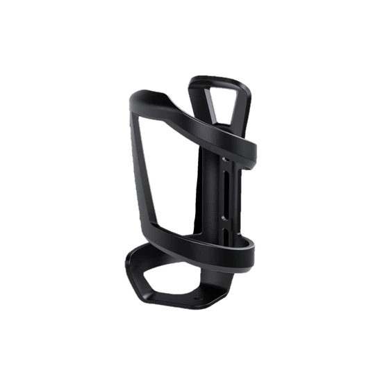 Koszyk na bidon Trek z materiałów pochodzących z recyklingu z dostępem od prawej strony (Czarny Mat)_1