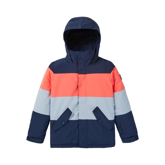 Chłopięca Kurtka Snowboardowa Burton Symbol (Dress Blue/Tetra Orange/Ballad Blue) FW23_1