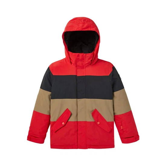 Chłopięca Kurtka Snowboardowa Burton Symbol (Tomato/True Black/Kelp) FW24_9