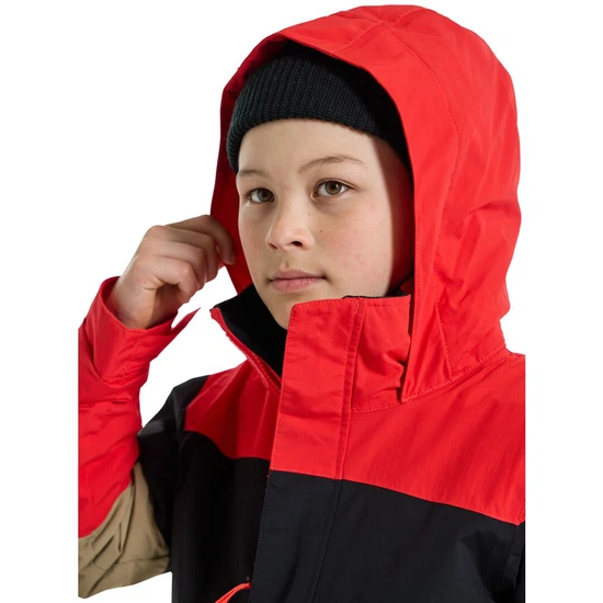 Chłopięca Kurtka Snowboardowa Burton Symbol (Tomato/True Black/Kelp) FW24_4 thumbnail
