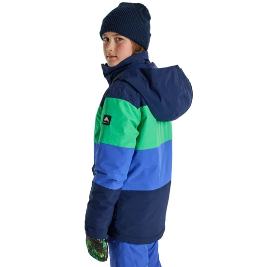 Chłopięca Kurtka Snowboardowa Burton Symbol (Dress Blue/Galaxy Green/Amparo Blue) FW24_2 thumbnail