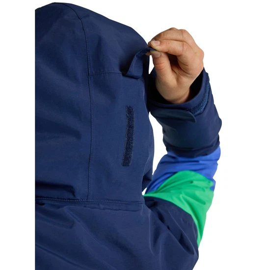 Chłopięca Kurtka Snowboardowa Burton Symbol (Dress Blue/Galaxy Green/Amparo Blue) FW24_5 thumbnail