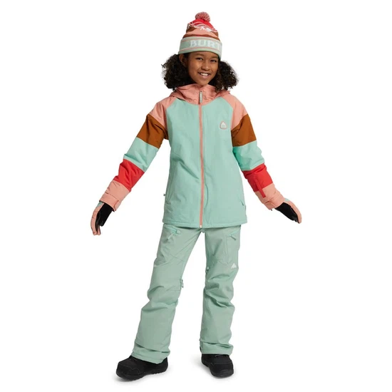 Dziewczęca Kurtka Snowboardowa Burton Hart (Faded Jade/Pink Dahlia) FW21_4 thumbnail
