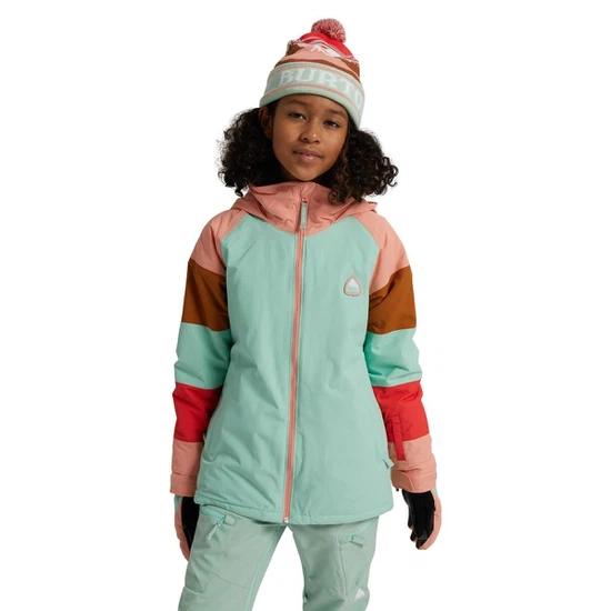 Dziewczęca Kurtka Snowboardowa Burton Hart (Faded Jade/Pink Dahlia) FW21_2 thumbnail