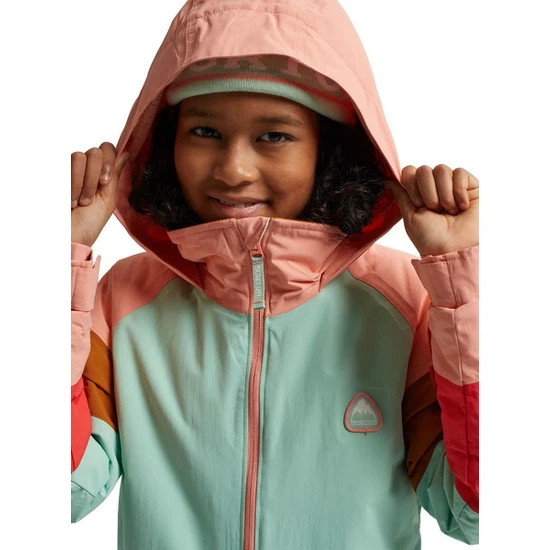 Dziewczęca Kurtka Snowboardowa Burton Hart (Faded Jade/Pink Dahlia) FW21_7 thumbnail