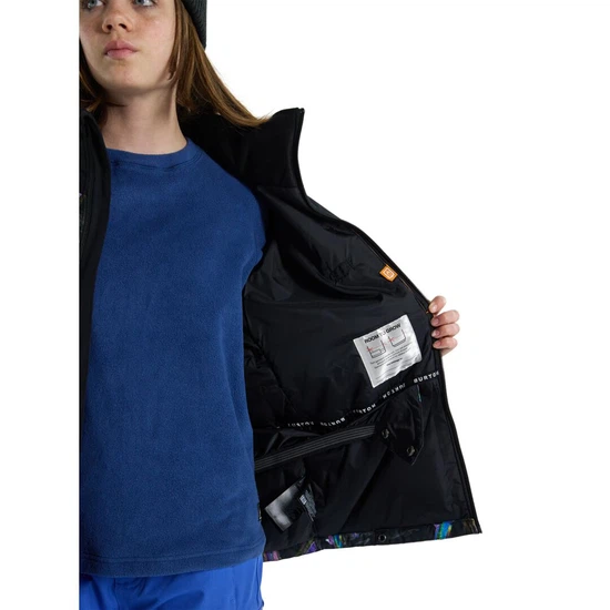 Dziewczęca Kurtka Snowboardowa Burton Hart (True Black Crystals) FW24_7