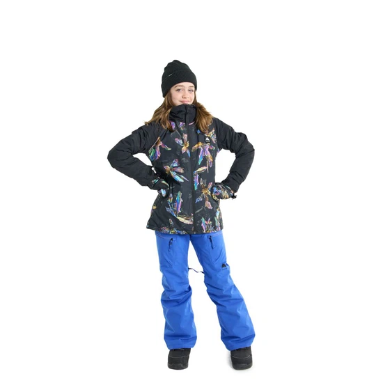 Dziewczęca Kurtka Snowboardowa Burton Hart (True Black Crystals) FW24_3