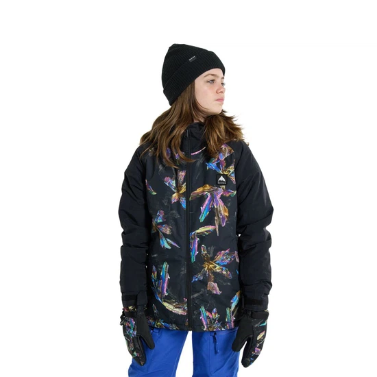 Dziewczęca Kurtka Snowboardowa Burton Hart (True Black Crystals) FW24_1