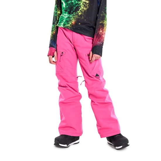 Dziewczęce Spodnie Snowboardowe Burton Elite Cargo (Fuchsia Fusion) FW24_1