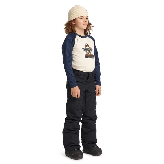 Chłopięce Spodnie Snowboardowe Burton Exile Cargo (True Black) FW24_3 thumbnail