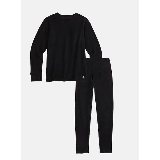 Dziecięca Bielizna Aktywna Burton Fleece Set (True Black) FW24_4