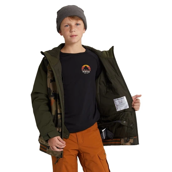Chłopięca Kurtka Snowboardowa Burton Game Day (Kelp Birch Camo) FW21_3