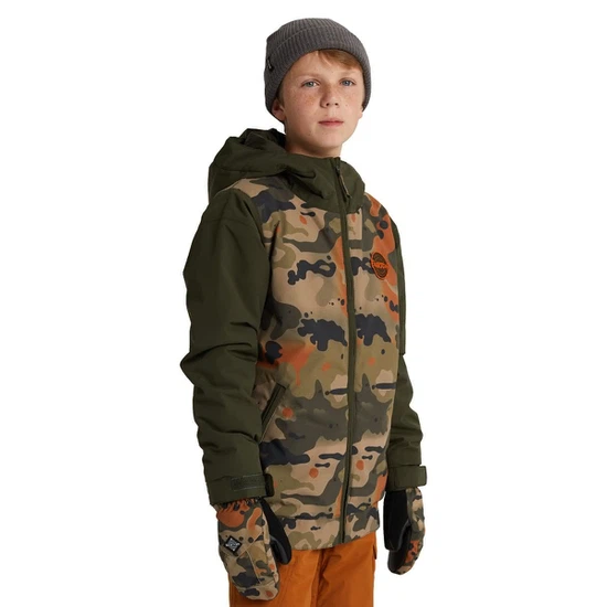 Chłopięca Kurtka Snowboardowa Burton Game Day (Kelp Birch Camo) FW21_1 thumbnail