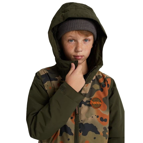 Chłopięca Kurtka Snowboardowa Burton Game Day (Kelp Birch Camo) FW21_5