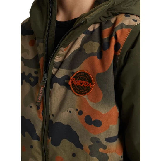 Chłopięca Kurtka Snowboardowa Burton Game Day (Kelp Birch Camo) FW21_7 thumbnail