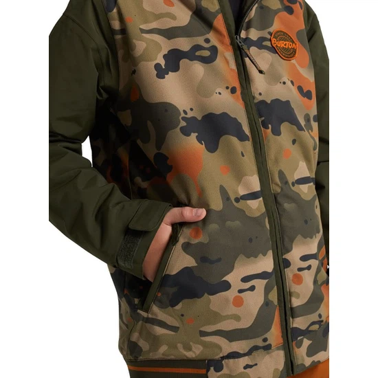 Chłopięca Kurtka Snowboardowa Burton Game Day (Kelp Birch Camo) FW21_6