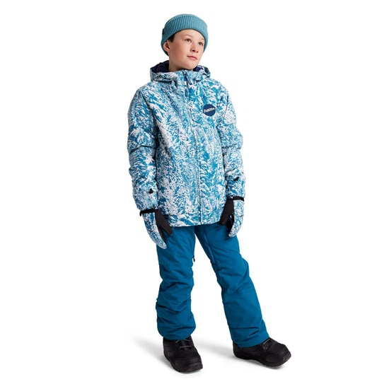 Chłopięca Kurtka Snowboardowa Burton Game Day (Blue Blotto Trees) FW22_3 thumbnail