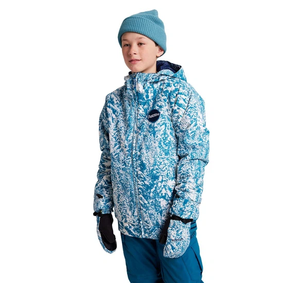 Chłopięca Kurtka Snowboardowa Burton Game Day (Blue Blotto Trees) FW22_1 thumbnail
