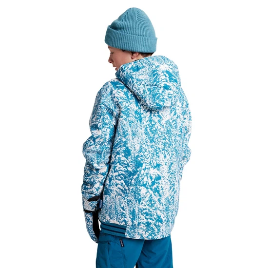 Chłopięca Kurtka Snowboardowa Burton Game Day (Blue Blotto Trees) FW22_4 thumbnail