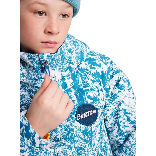 Chłopięca Kurtka Snowboardowa Burton Game Day (Blue Blotto Trees) FW22_6 thumbnail