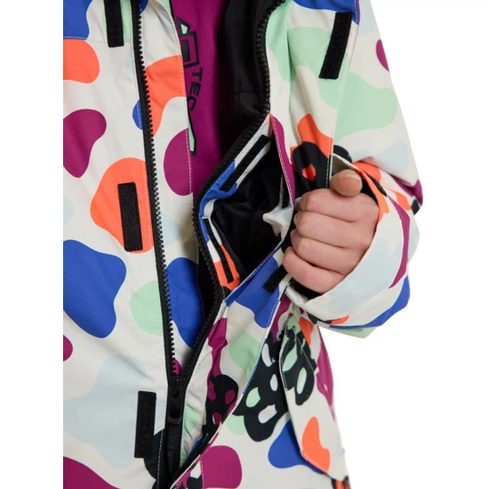 Dziewczęca Kurtka Snowboardowa Burton Elodie (Flora Mirage) FW23_5