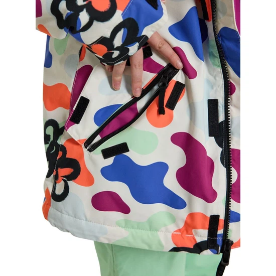 Dziewczęca Kurtka Snowboardowa Burton Elodie (Flora Mirage) FW23_7