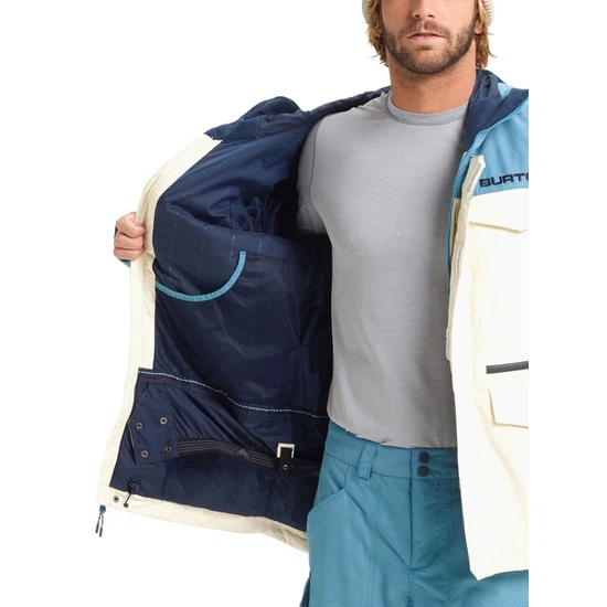 Kurtka Snowboardowa Burton Covert Slim (Almond Milk/Storm Blue Ripstop) FW20_2 thumbnail