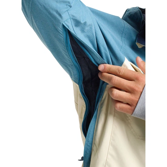 Kurtka Snowboardowa Burton Covert Slim (Almond Milk/Storm Blue Ripstop) FW20_7 thumbnail