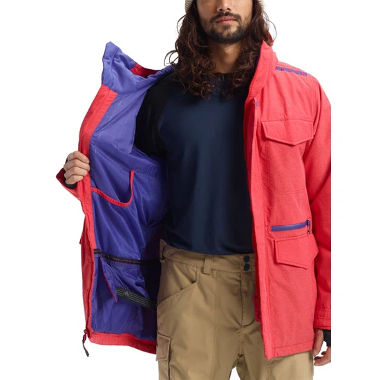 Kurtka Snowboardowa Burton Covert (Flame Scarlet Ripstop) FW20_2