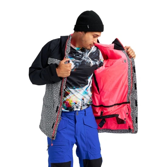 Kurtka Snowboardowa Burton Covert (True Black/PJ Print) FW22_9