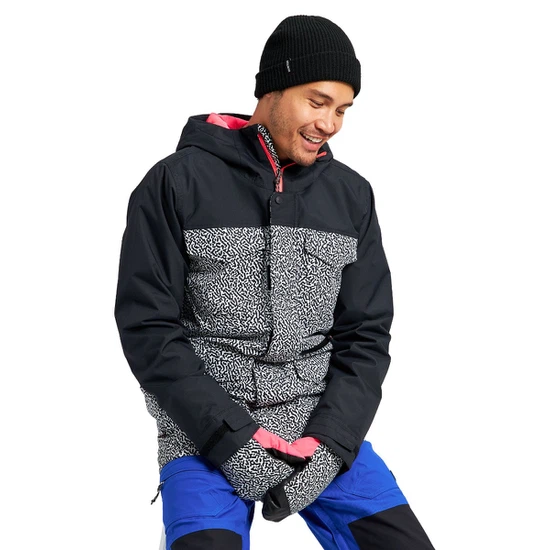 Kurtka Snowboardowa Burton Covert (True Black/PJ Print) FW22_1