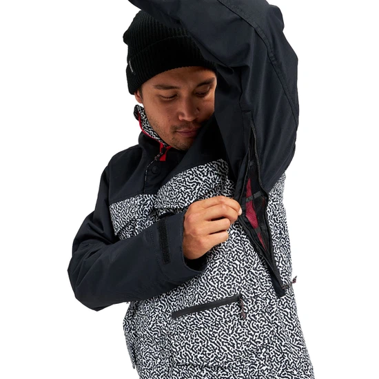 Kurtka Snowboardowa Burton Covert (True Black/PJ Print) FW22_7 thumbnail