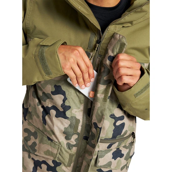 Kurtka Snowboardowa Burton Covert (Martini Olive/Martini Olive Terra Camo) FW22_6