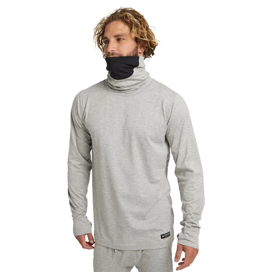 Bielizna Aktywna Burton Midweight Long Neck (Gray Heather) FW24_1