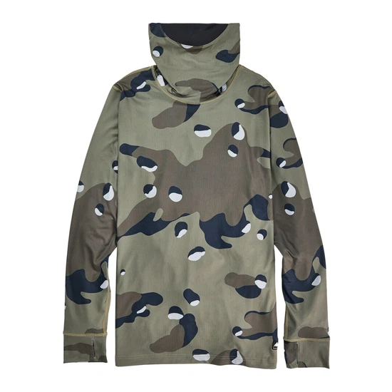 Bielizna Aktywna Burton Midweight Long Neck (Forest Moss Cookie Camo) FW24_4