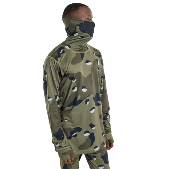 Bielizna Aktywna Burton Midweight Long Neck (Forest Moss Cookie Camo) FW24_1