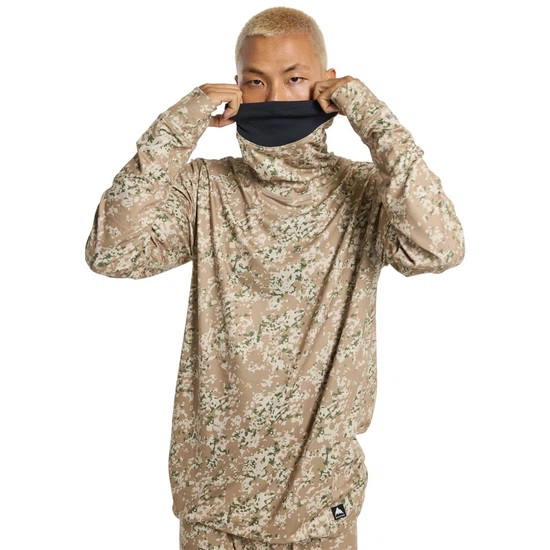 Bielizna Aktywna Burton Midweight Long Neck (Snowfall Camo) FW25_1